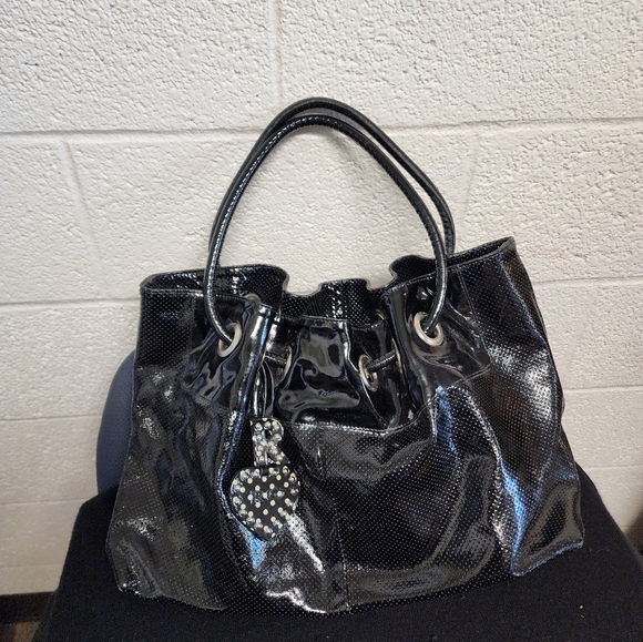 Roberta Gandolfi patent black bag - Picture 10 of 16